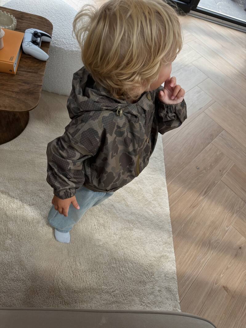 Camo Windbreaker