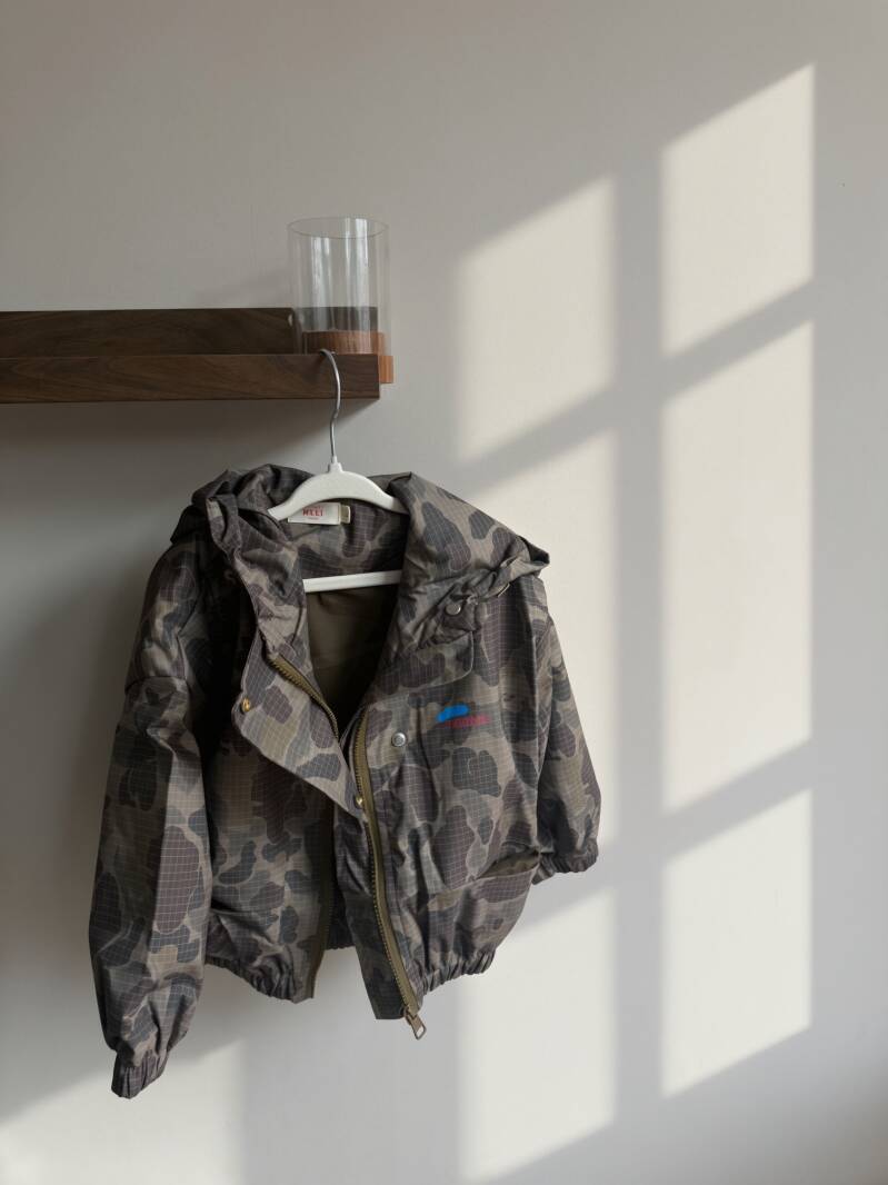 Camo Windbreaker