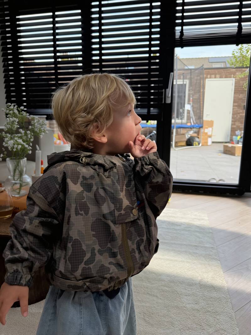 Camo Windbreaker